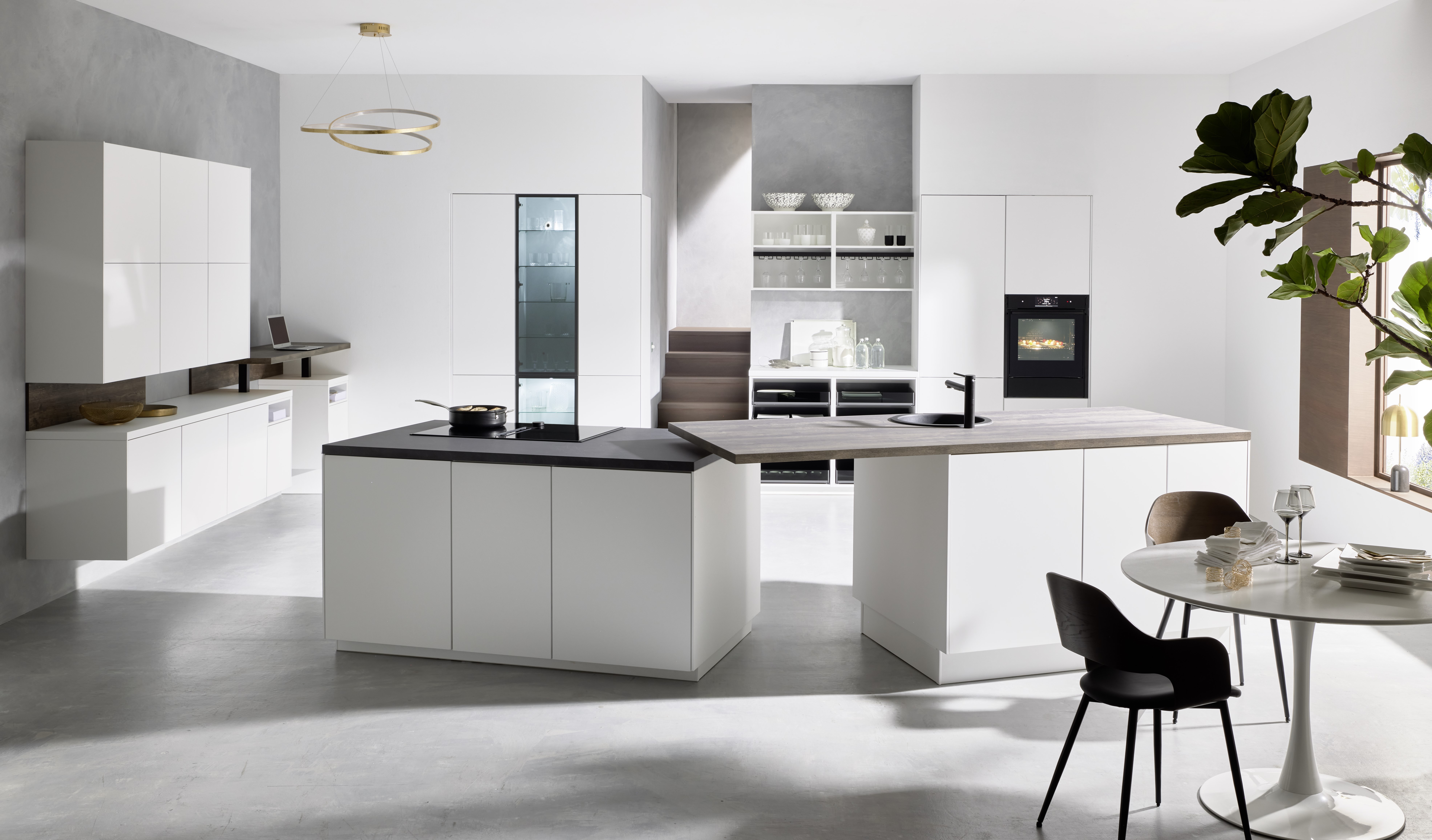 Nobilia-Küche in Alpinweiß