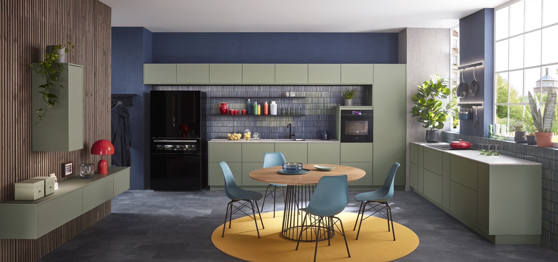 Nobilia-Küche Senso in Olive 