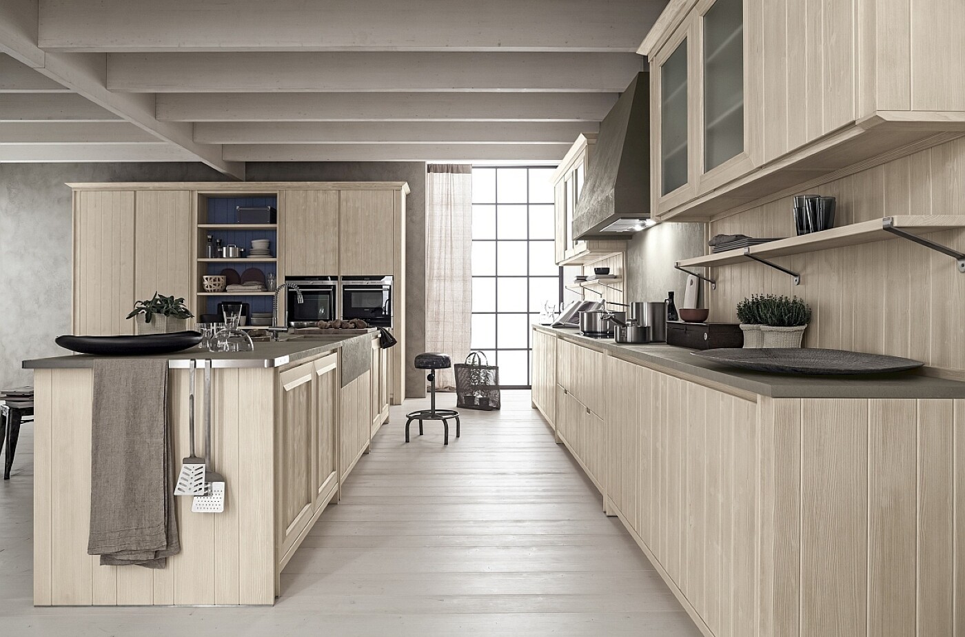 Eleganter Landhausstil: wunderschön für die große Wohnküche Eleganter Landhausstil: wunderschön für die große Wohnküche